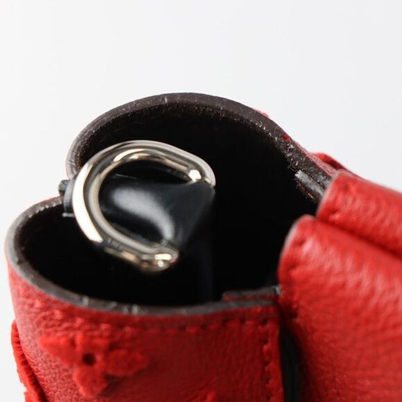 Louis Vuitton Tote W BB Handbag M94629 Vaux Cashmereleather Threes Redish Black - Picture 8 of 9